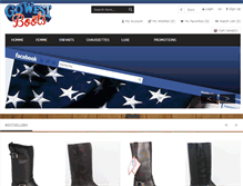 Tablet Screenshot of gowest-boots.com